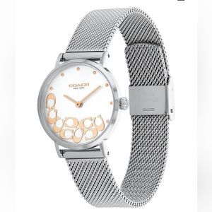 COACH Women's Perry Stainless Steel Mesh Bracelet Watch 28mm-Stainless Steel
